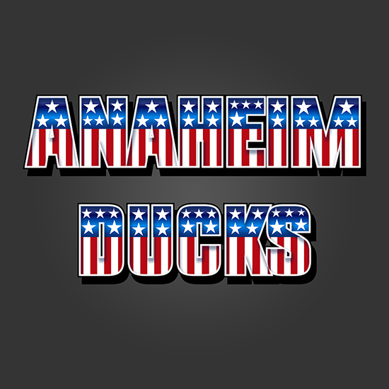 Anaheim Ducks American Captain Logo iron on paper